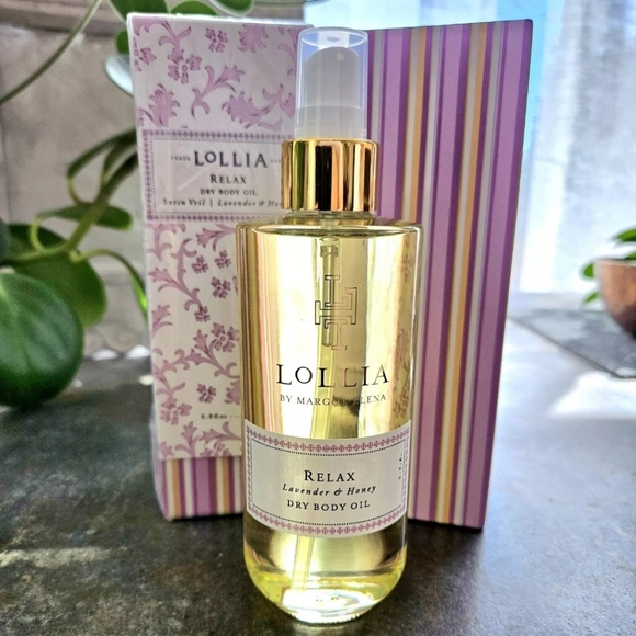 lollia Other - Lollia Relax Lavender & Honey Dry Body Oil Satin Veil 6.8 oz NIB!